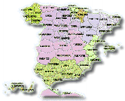 Mapa de Zonas de distribucion