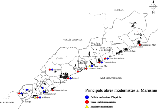 El Maresme: El modernisme