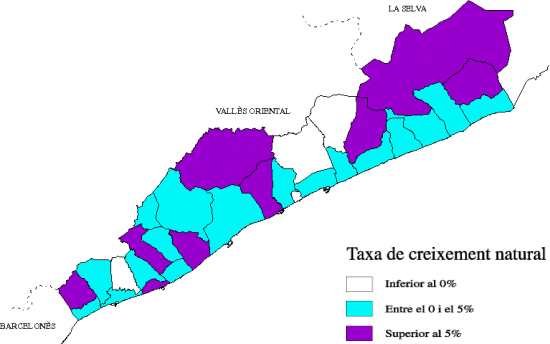 El Maresme: Poblaci